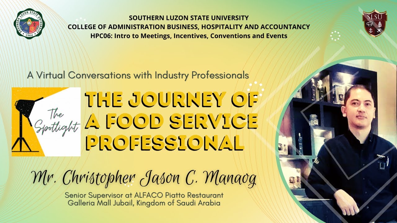 THE SPOTLIGHT// Ep. 12// The Journey of Food Service Professional YouTube