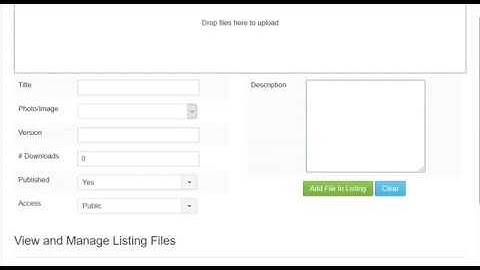 JV-LinkDirectory - Drag and Drop Files for Listings and Re-order them in Backend