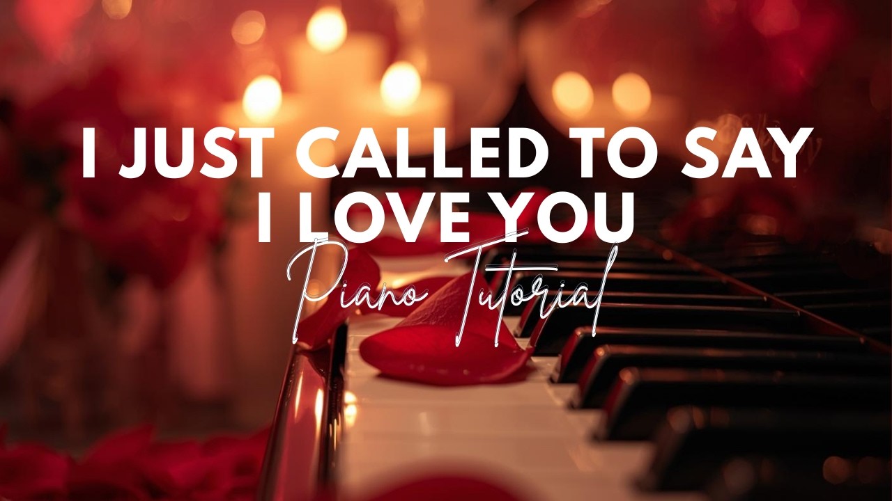 I Just Called to Say I Love You - Stevie Wonder | Piano Tutorial by Musicate Academy