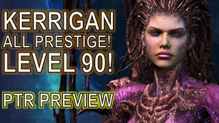 Level 90 Kerrigan Prestige Preview! ALL Prestige Talents! [Starcraft II Co-Op]