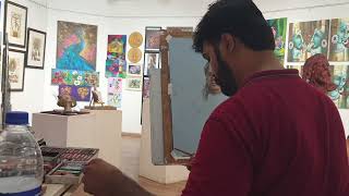 Soft Pastel Demo by Artist Nishikant Ramesh Palande @ Bombay Art Society ( Part 2 ) screenshot 1