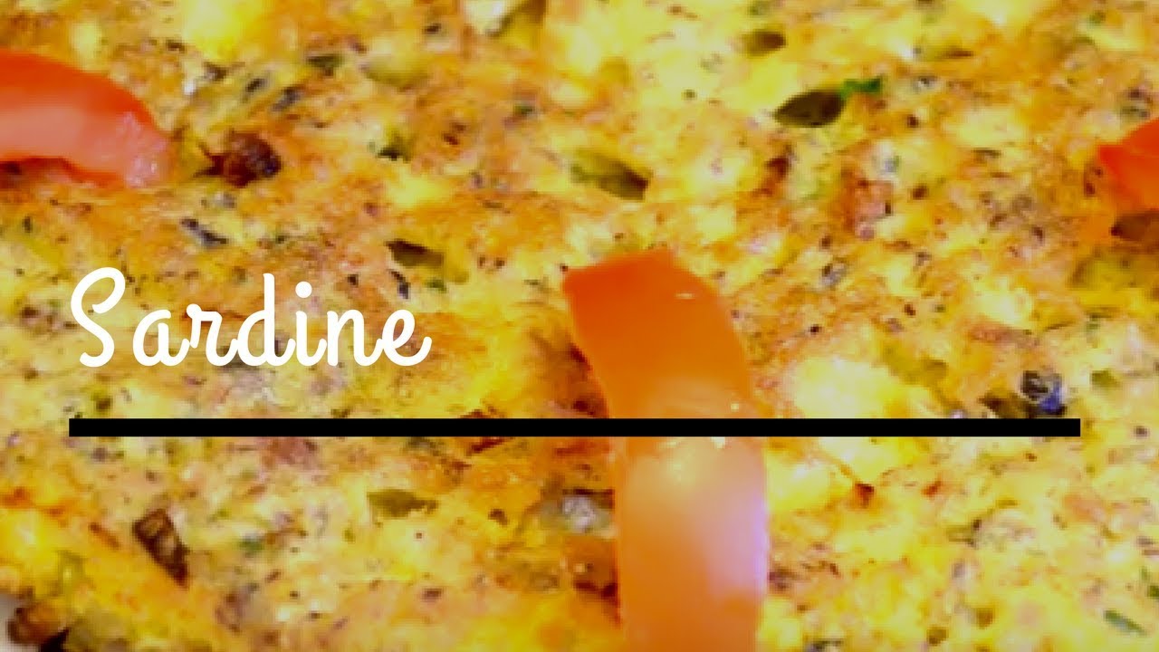Recette omelette garnie (sardines, emmental, oignons, persil) ♡ YouTube