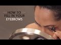 How To Fill In Your Eyebrows Using Eyeshadow | Makeup Basics