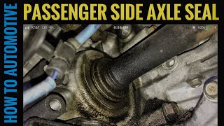 How To Replace Passenger Side Axle Seal On A 20042008 Acura TSX