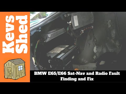 How to Troubleshoot Audio & Navigation Faults on BMW E65/E66 730d 750i 745i 2002 through to 2008.