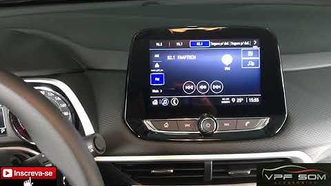 GM TRACKER 2021 DESBLOQUEIO MYLINK 3 COM TV FULL HD  ESPELHAMENTO ANDROID E IPHONE