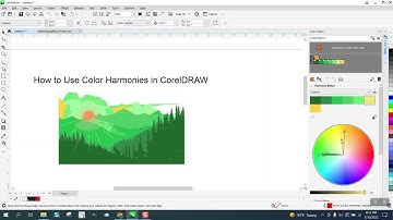 Corel Draw Tips & Tricks How to Use Color Harmonies in Corel Draw