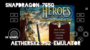 Heroes of Might and Magic | Aethersx2 PS2 Emulator | Android Snapdragon 765G | Gameplay