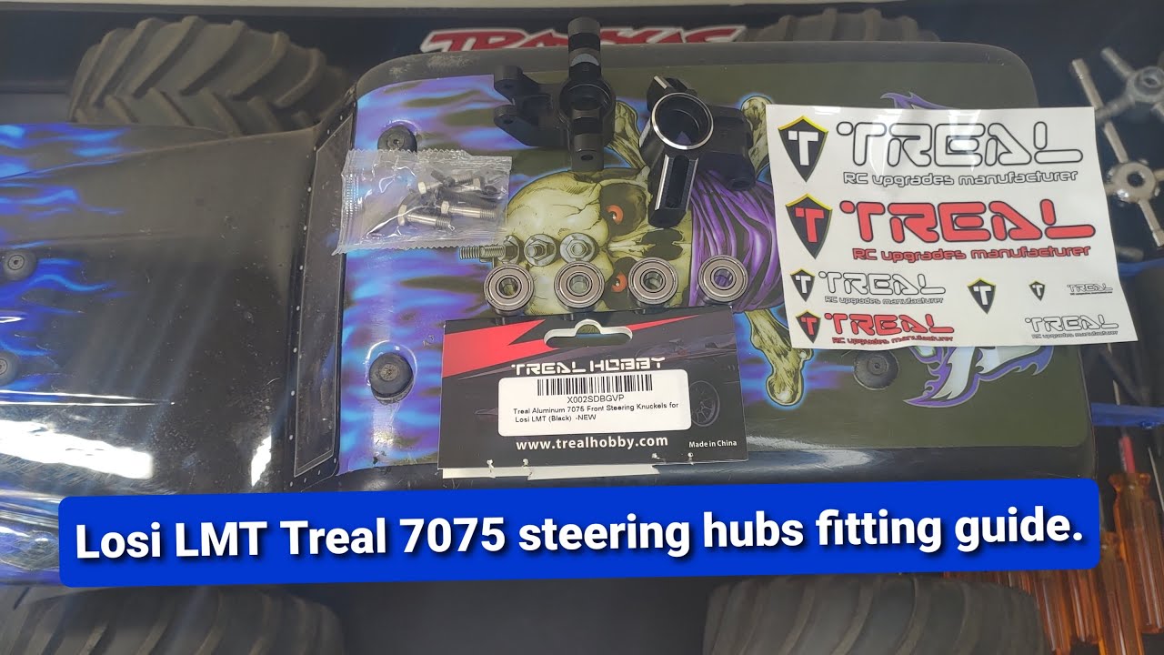 Losi lmt treal steering hubs fitting guide.