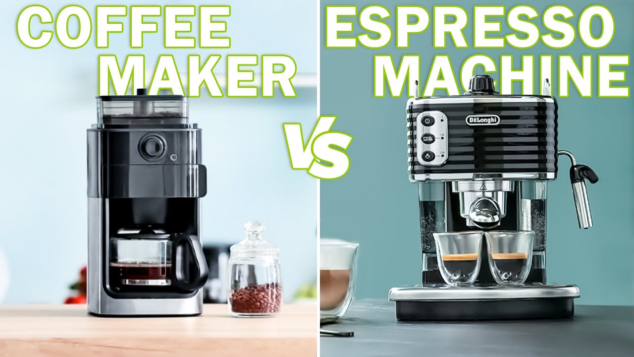 Espresso Machine vs Coffee Maker - Know The Differences? 