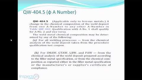 API 510 Pressure Vessel ASME IX Article II Lesson 6 (Arabic)