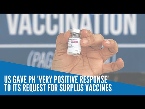 US gave PH 'very positive response' to its request for surplus vaccines