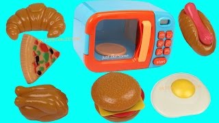 Just Like Home Toy Electronic Microwave Pretend Play Toys Playset