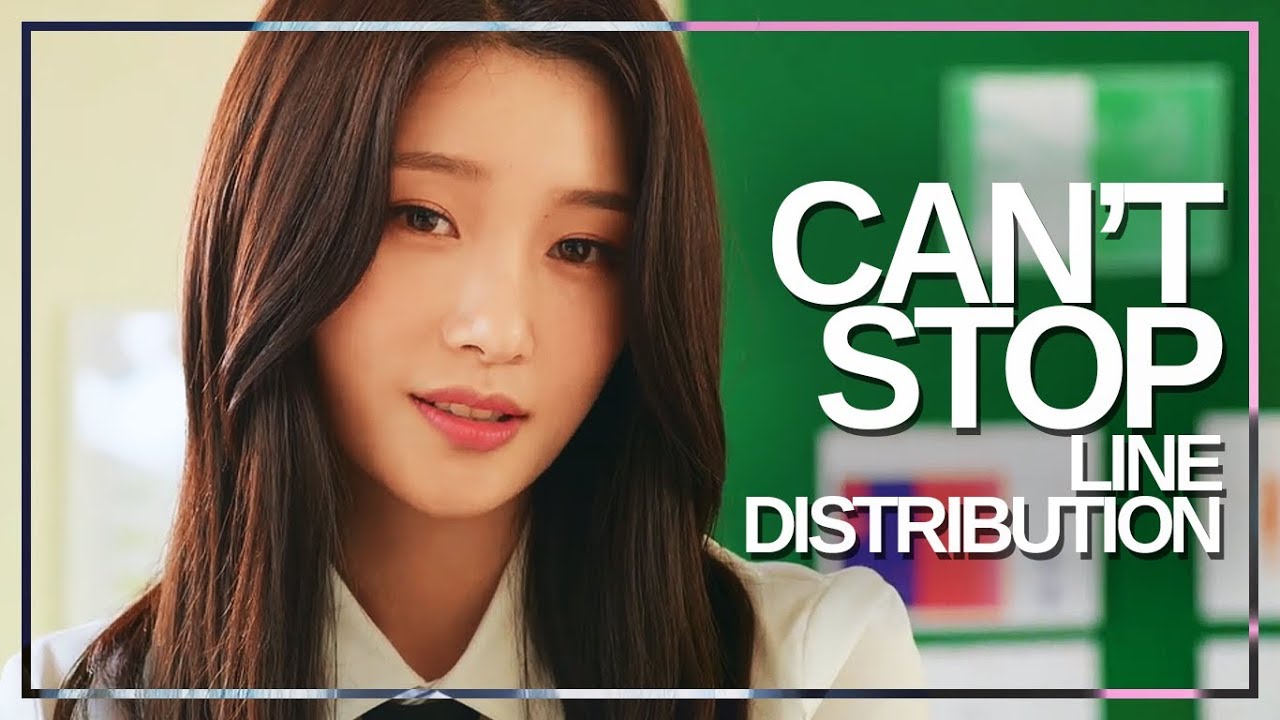 DIA(다이아) - Can't Stop : Line Distribution (Color Coded)