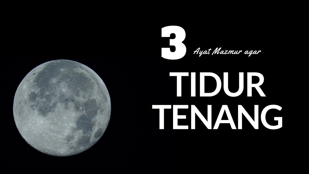 3 Ayat Mazmur Sebelum Tidur Youtube