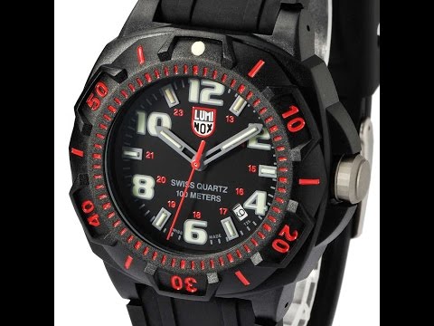 Luminox 0215.SL MENS WATCH SENTRY BLACK RUBBER REVIEW ルミノックス