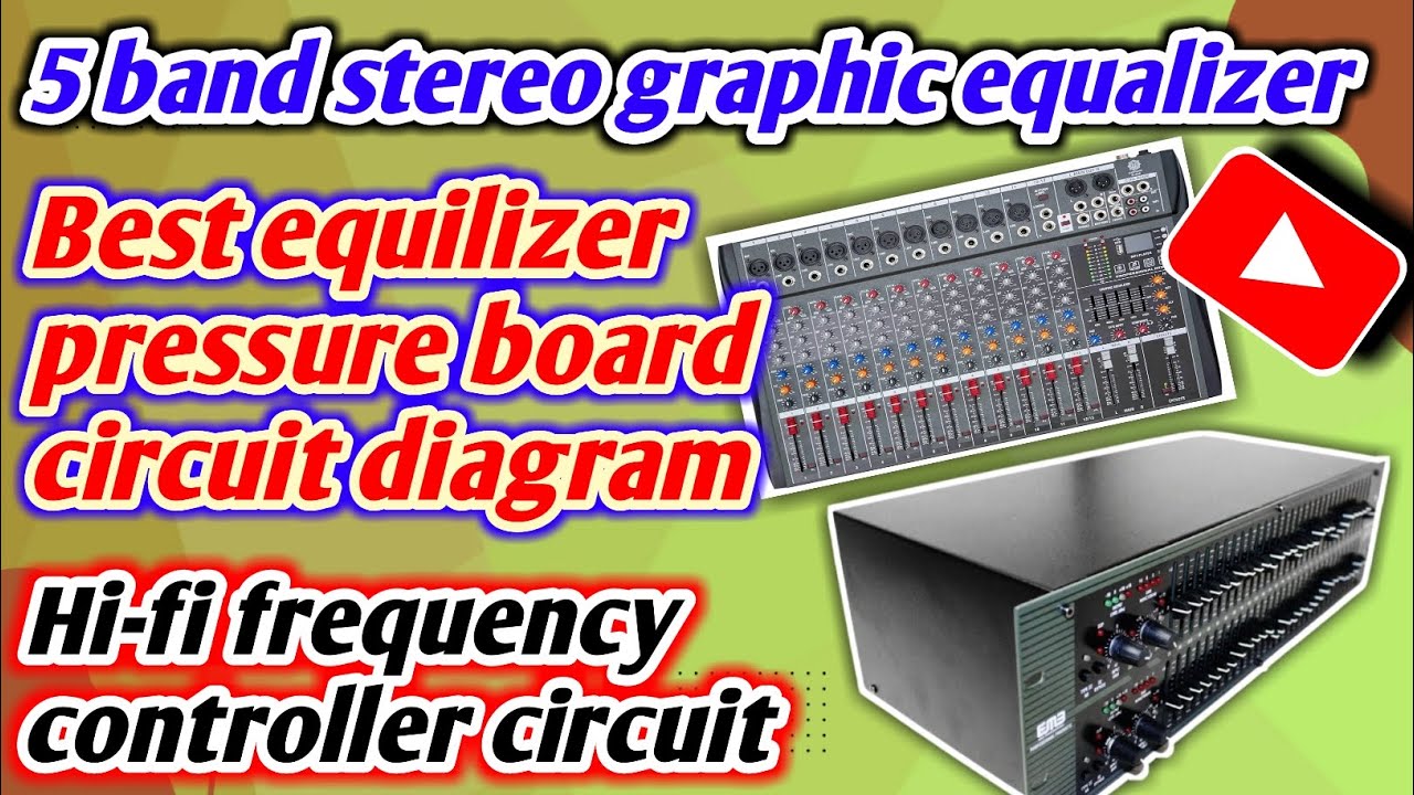 Equaliser pressure board circuit // best 5 band equalizer // 5 band stereo graphic equalizer 💯🚀🙏🙏🙏