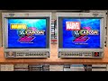 MARVEL VS CAPCOM 2 (Sega Dreamcast vs ps2) comparación lado a lado