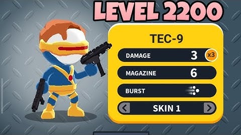 Johnny trigger TEC-9 Gun | level #2200 Gameplay v1.9.1