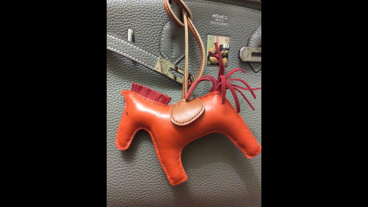 Hermes Rodeo GriGri bag charm - YouTube