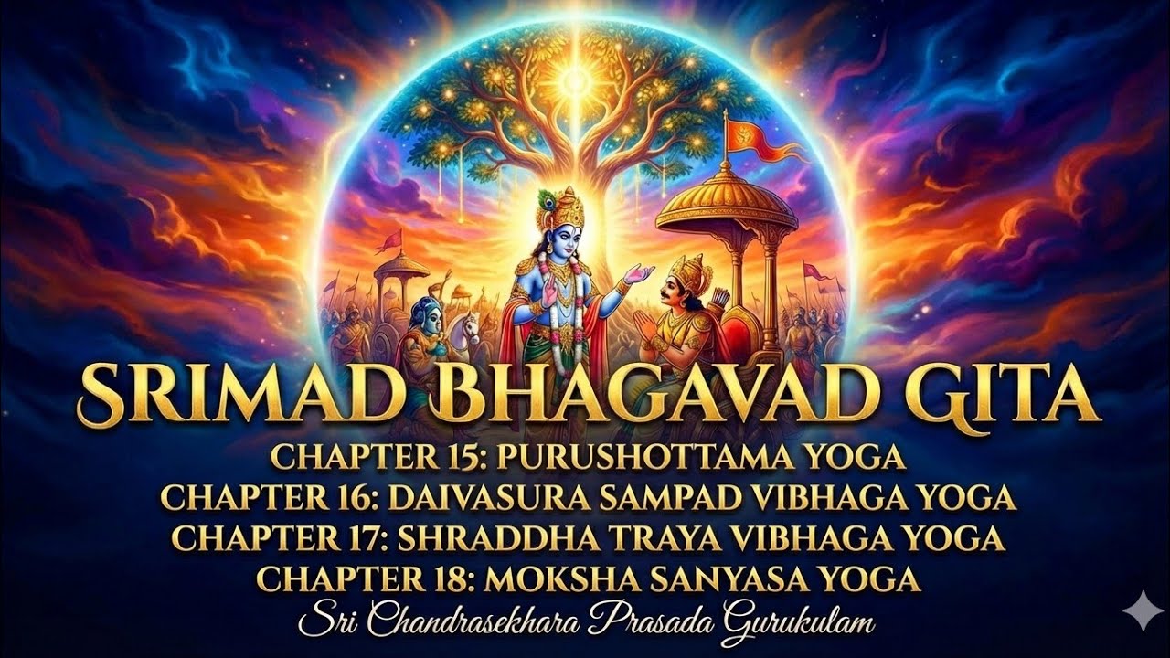SRIMAD BHAGAVADGEETAPARAYANA CHAPTER16DaivasuraSampadVibhaga 17 ShraddhaTrayaVibhaga18 MokshaSanyasa