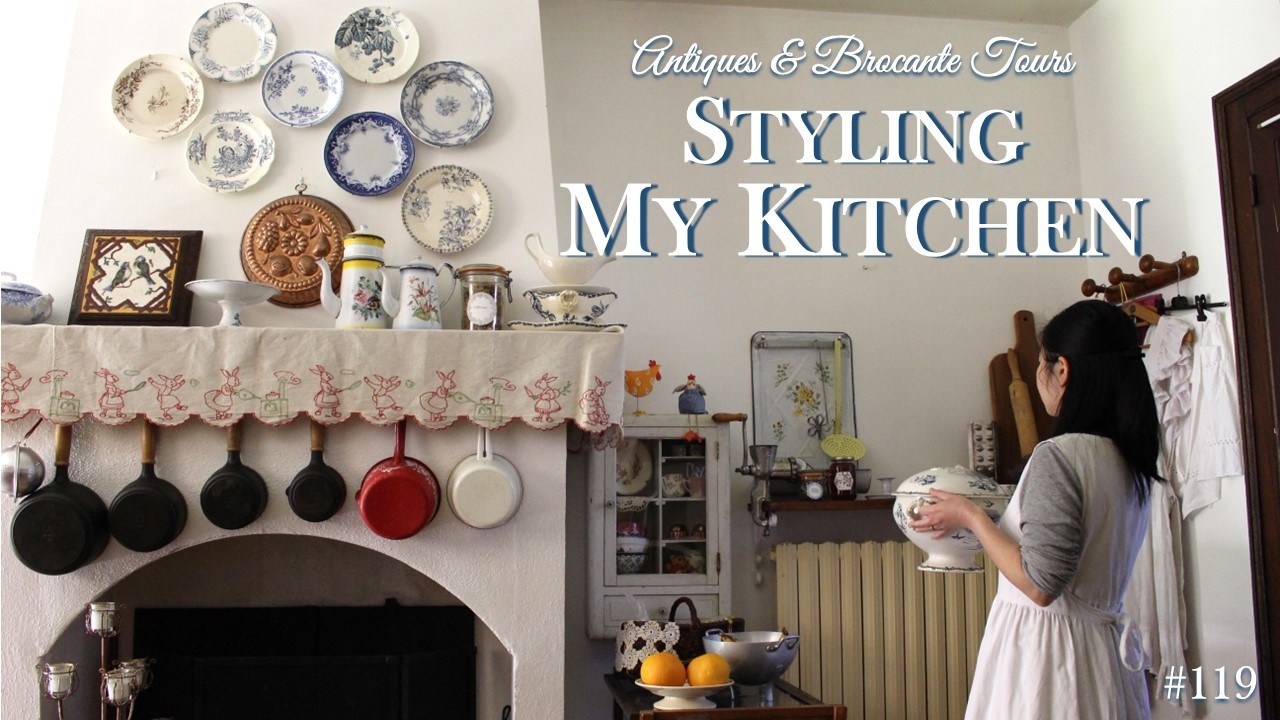 Brocante Haul & Kitchen Styling | Antique & Vintage Home Decor in France | #119