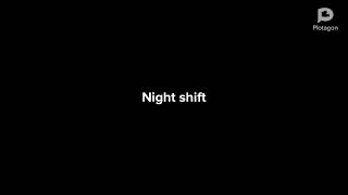 Night shift.Horror story by Plotagon.