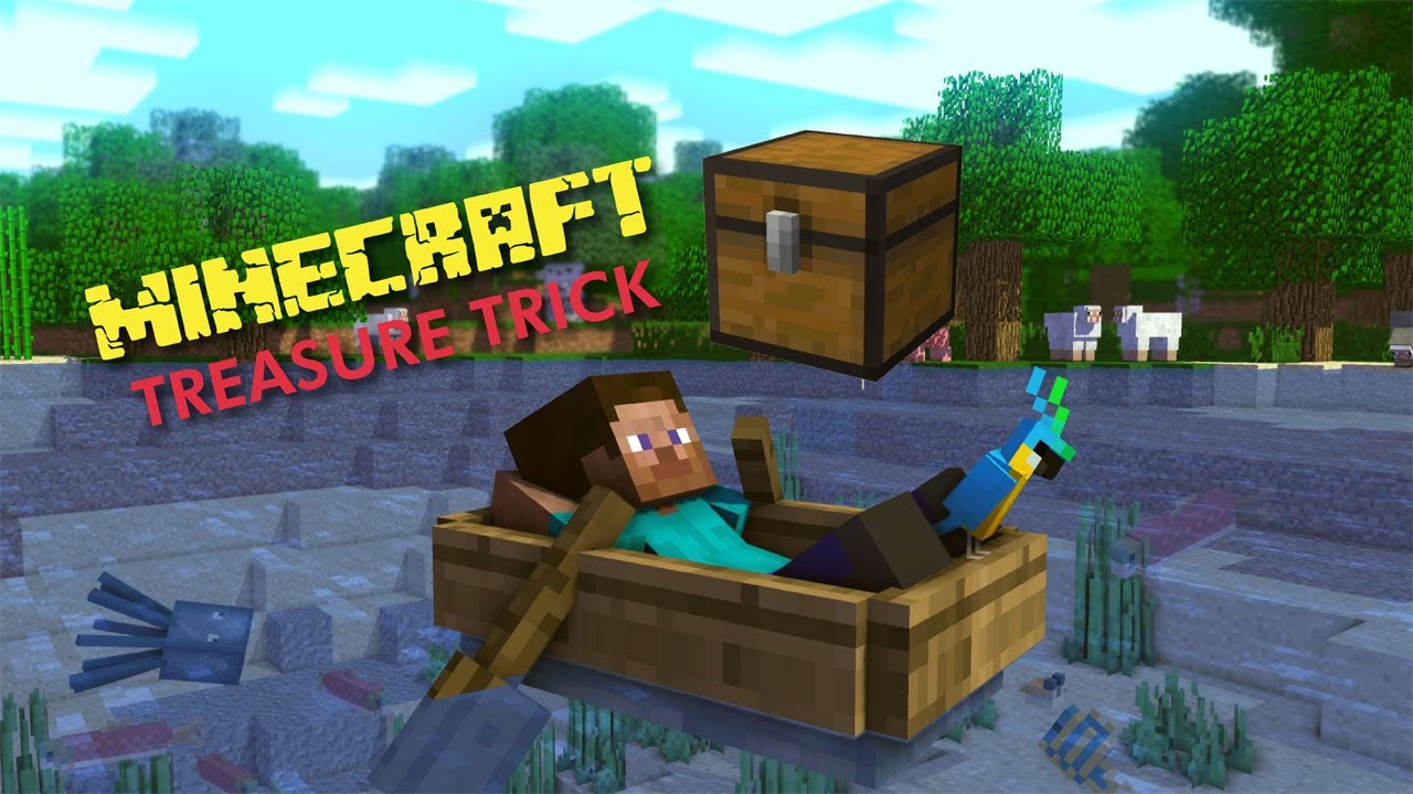Minecraft Treasure Trick Minecraft tips YouTube