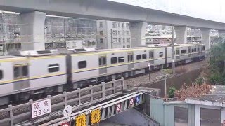 追火車~~~台中正義街與建國南路三段鐵道~~~投影播放1041227