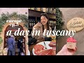 europe ep 3: a day in tuscany full of food, dessert, and wine (sorry appa)