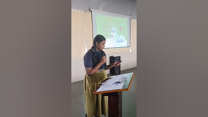 Students gave PPT presentation as part of their science week presentation!📚