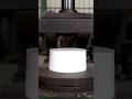 Hydraulic Press vs white cake : 100-Ton Compression #crush #reels #trending #hydraulicpress