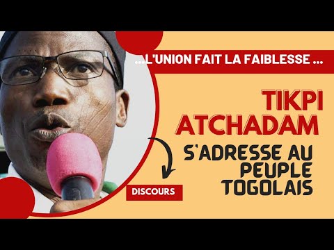 Tikpi Atchadam,homme politique influent de l'opposition togolaise sort de sa cachette