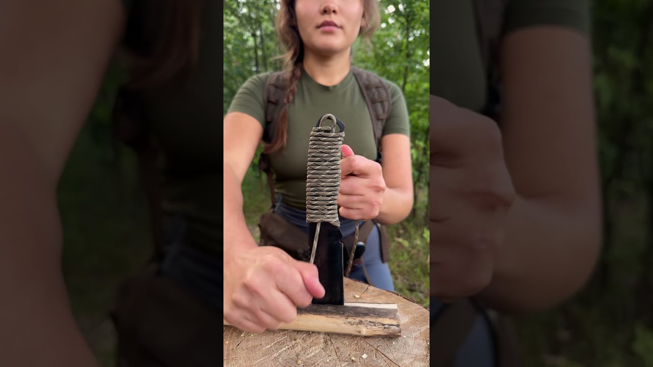 Her Survival Skills Will Fry Camping Bushcraft Outdoors Lifehack