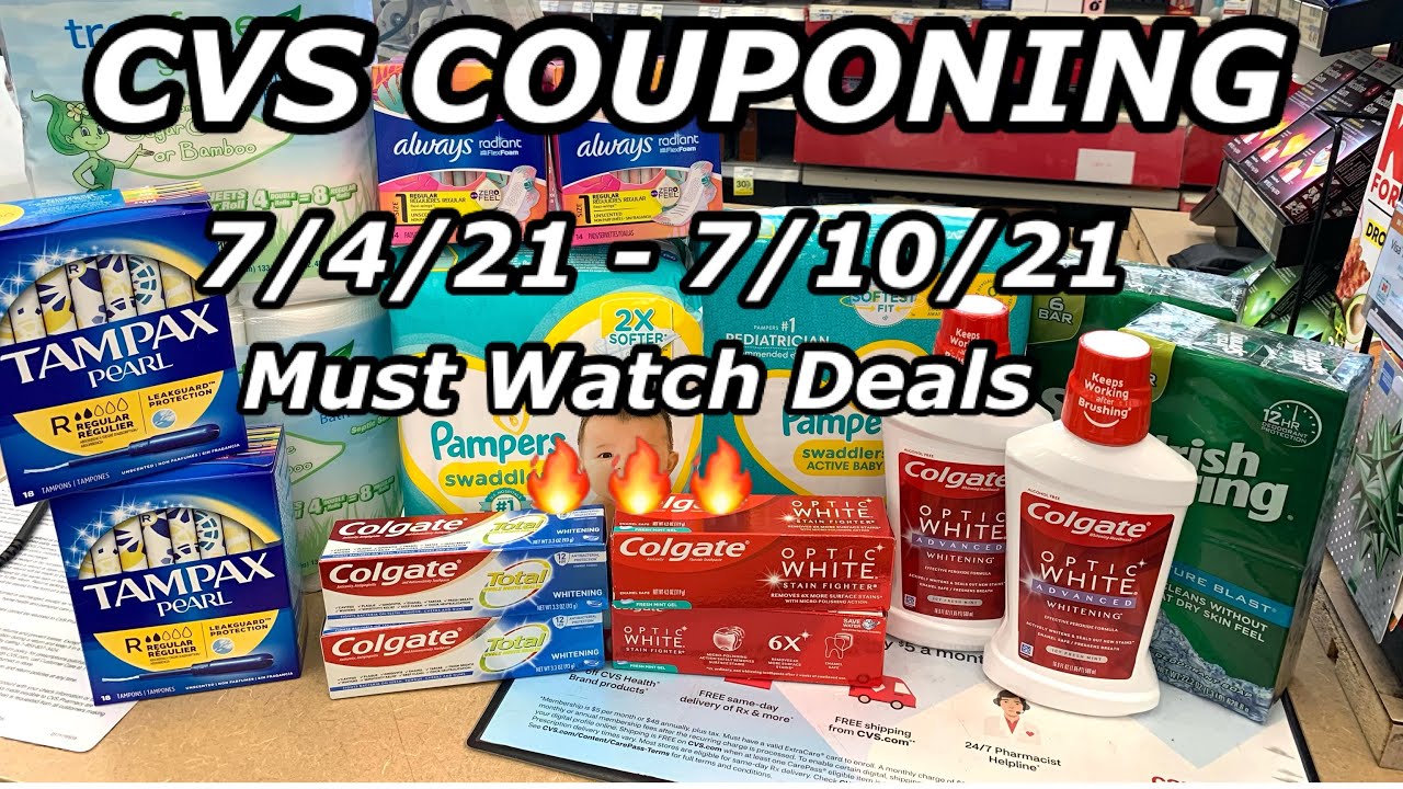 CVS COUPONING 🔥🔥🔥 SUPER HOT DEALS THIS WEEK! Diaper Deal! July 5, 2021
