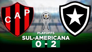 PATRONATO 0 x 2 BOTAFOGO Sul-Americana 2023 Playoffs de Oitavas de final | Narração