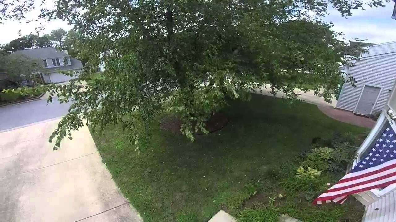 Jumping off my roof GoPro