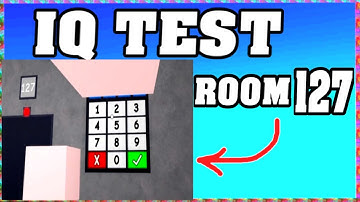 ROOM 127 IQ TEST Roblox Walkthrough 🧠 [Full Guide English]