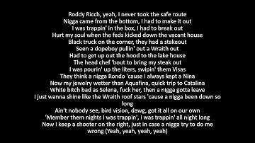 Roddy Ricch - Down Below (lyrics)