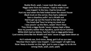 Roddy Ricch - Down Below (lyrics)