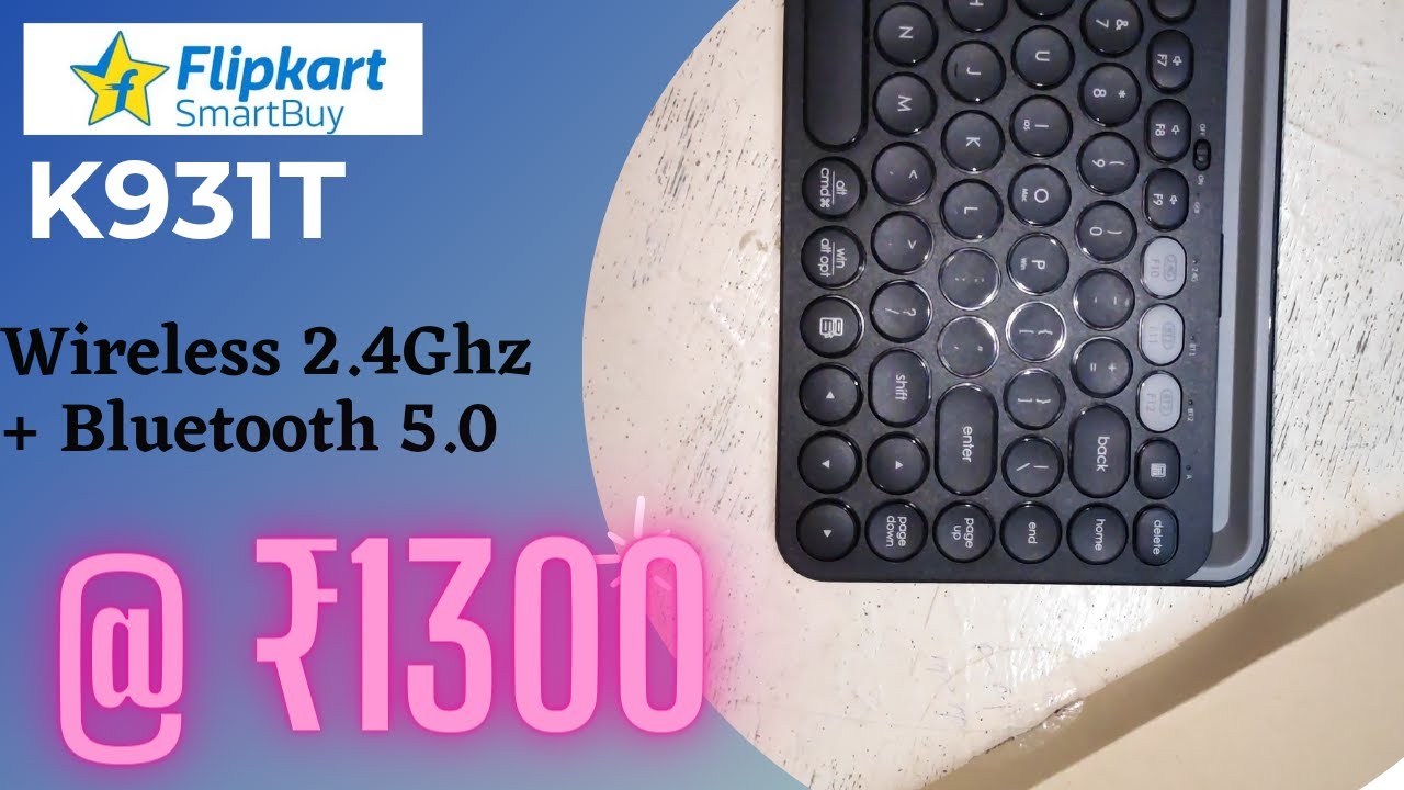 Flipkart SmartBuy K931T Bluetooth + Wireless Keyboard First