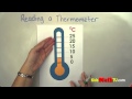 Reading a thermometer, Math lesson for 1st, 2nd, 3rd grade kids