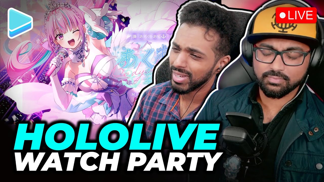 Hololive - あくあ色に染まれ！／MinatoAqua Graduation LIVE Tribute Watch Party 【#湊あくあ卒業ライブ】