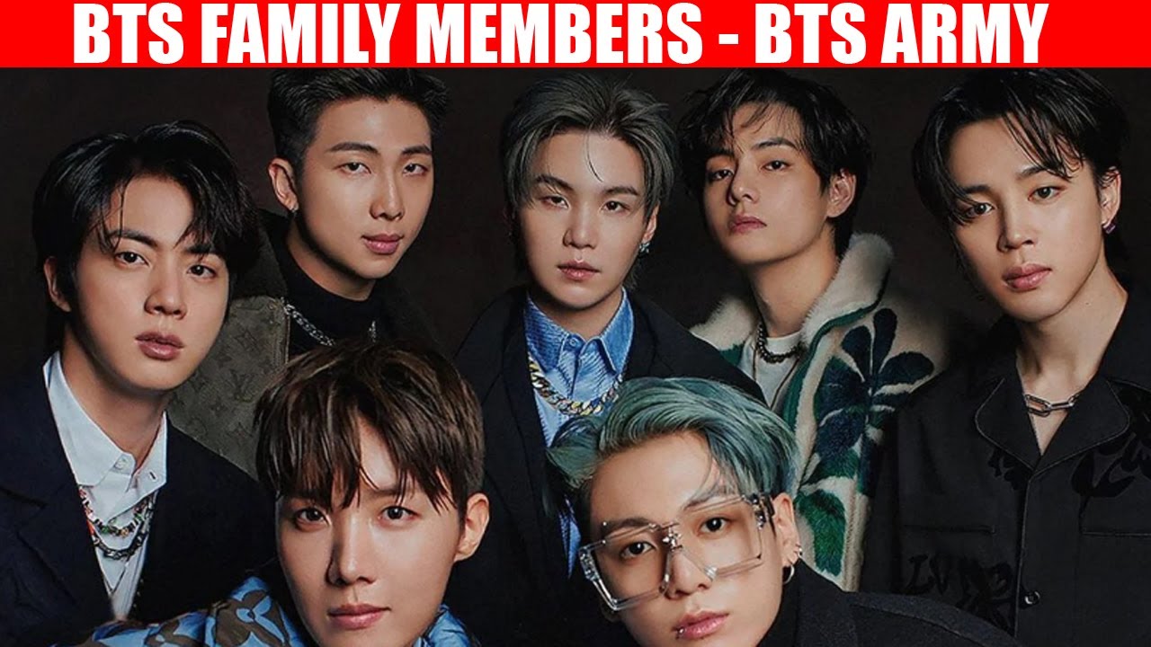 BTS FAMILY MEMBERS REAL PICS- RESPECT BTS ARMY ||BTS|| - YouTube