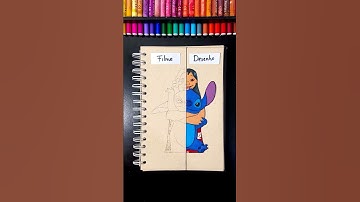 Lilo & Stitch | Filme vs. Desenho ::: #disney #draw #art #liloandstitch #stitch #shortsart