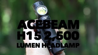 A Quick Review of the Acebeam H15 2500 lumen headlamp
Rechargeable 2500 lumen headlamp with magnetic tailcap.
Buy The Newest Acebeam Headlamp Here: https://bit.ly/AcebeamH50 A Quick Review of the Acebeam H15 2500 lumen headlamp