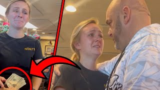 Surprising Waitress With A $1,300 Tip ❤️