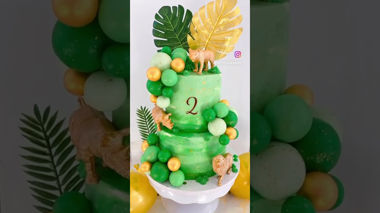 Jungle Theme Cake 