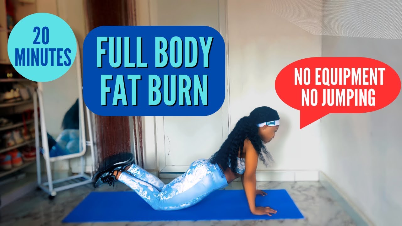 20 MIN FULL BODY FAT BURN HIIT AT HOME | NO EQUIPMENT | NO JUMPING ...