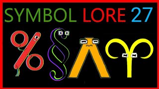 Continuation Alphabet Lore But Symbols 27 /Alphabet Lore animation (Shape Lore)